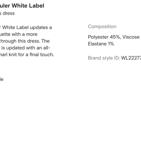 Proenza Schouler White Label rib-knit sleeveless dress - Picture 4 of 4